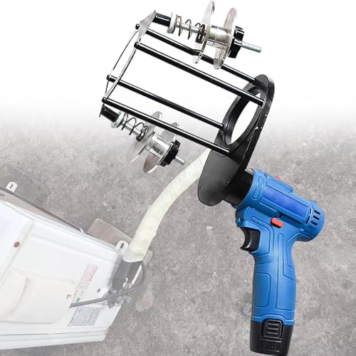 oiakus Klimaanlage Klebeband Wickelmaschine, elektrische Luftkonditat -Rohrwickelpistole, 7 cm Rohrkabel Krawatte Wicklungswerkzeug, Klebebandverpackungsmaschinen Kupferrohrklausschnellmaschine von oiakus