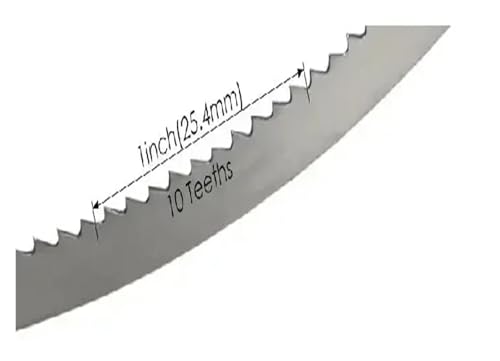 1 Stück Bandsägeblätter Holzbandsägeblatt 59-1/2" 1/4" 0,014" 6 TPI(10 TPI) von oipwtfbq