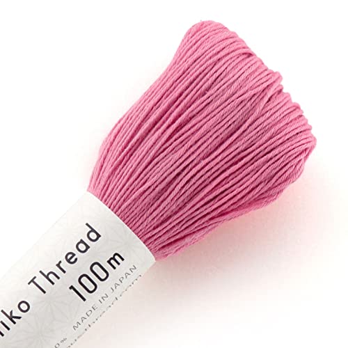 Olympus Sashiko Garn, 100 m, Farbe 110 – Rosa, japanische Stickerei und Quilting Olympus Sashiko Garn, 100 m, Farbe 110 – Rosa, japanische Stickerei und Quilting von Olympus
