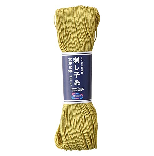 Olympus Sashiko Garn 100 m Strang col.106 – Goldenrod- & Japanische Stickerei & Quilting Olympus Sashiko Garn 100 m Strang col.106 – Goldenrod- & Japanische Stickerei & Quilting von olympus