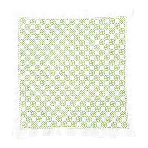 Olympus Thread Hitomezashi Sashiko Stickpackung Hana Fukin Buds Stoff bedruckt, Multifarbig Olympus Thread Hitomezashi Sashiko Stickpackung Hana Fukin Buds Stoff bedruckt, Multifarbig von Olympus Thread