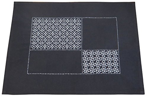 Olympus Thread Hitomezashi Sashiko Stickpackung Tischset Stoff bedruckt Olympus Thread Hitomezashi Sashiko Stickpackung Tischset Stoff bedruckt von Olympus Thread