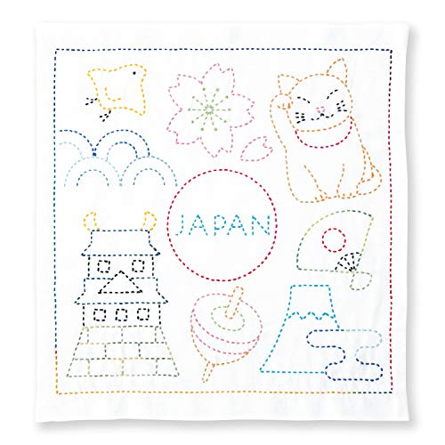 Olympus Thread Sashiko Stickpackung Hana Fukin World Walker Serie Japan Stoff bedruckt Olympus Thread Sashiko Stickpackung Hana Fukin World Walker Serie Japan Stoff bedruckt von Olympus