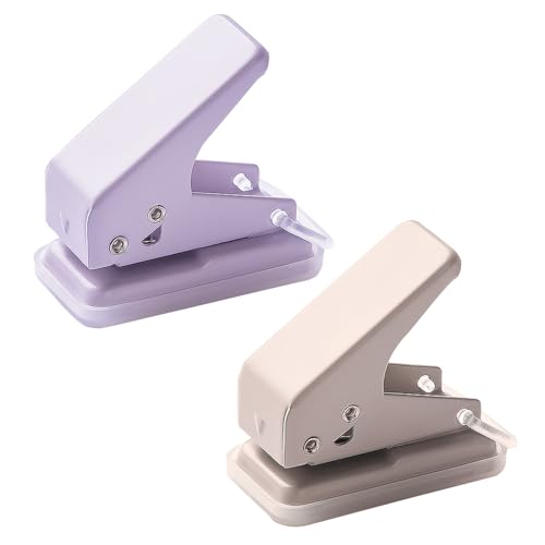 2 PCs Handheld Loch Stanze Tragbare Loch Puncher Single Stanzpapier 6 Mm Stanzzüge Bürovorräte von omiinitio
