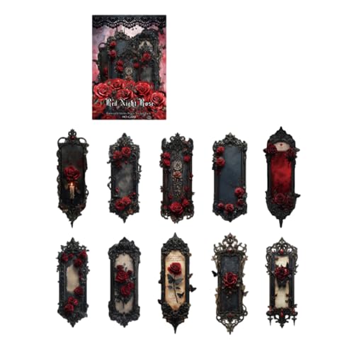 20pcs Goth Geprägter Aufkleber Ästhetischer Aufkleber Für Craft Scrapbooking Water Bottle Laptop Journal Notebook Foto Album Notepads Aufkleber 20pcs Goth Geprägter Aufkleber Ästhetischer Aufkleber Für Craft Scrapbooking Water Bottle Laptop Journal Notebook Foto Album Notepads Aufkleber von omiinitio