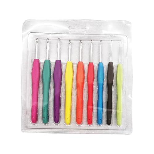 Ergonomischer Häkelhaken 2 0 Mm Bis 10 Mm Mit 9 Nähnadel Und 10 Strickverriegelungsmarker 2 0 Mm-6mm Anfänger Häkelhaken Ergonomischer Häkelhaken 2 0 Mm Bis 10 Mm Mit 9 Nähnadel Und 10 Strickverriegelungsmarker 2 0 Mm-6mm Anfänger Häkelhaken von omiinitio