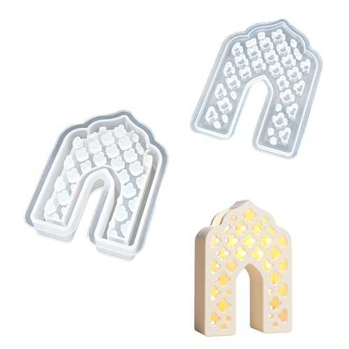 Hausmondform Silikonformen Für Epoxidharz Kerzenhalter Teelichthalter Home Dekoration Gips Silikonformen von omiinitio