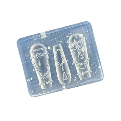 Klare Silikonnägel Briefmarkenform In Komplizierte Orientalische Kettenschnitzstruktur Für Maniküre Telefon Hülle Dekorationen Mehrzweck Handwerksform von omiinitio