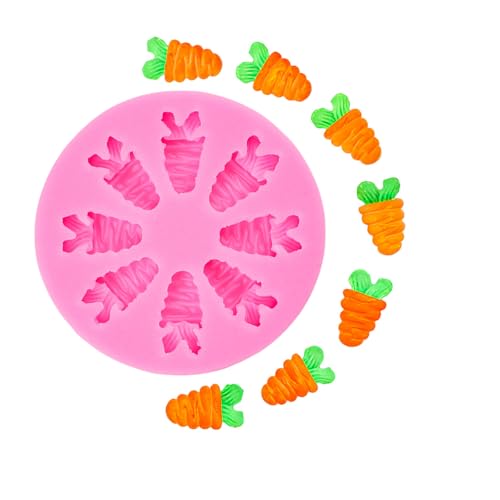 Kleine Karotten Silikonformen Kuchenformen Backformen Epoxidharz Fondant Schokolade Schokolade Kleine Karotten Silikonguss Kuchen Dekorationstool von omiinitio