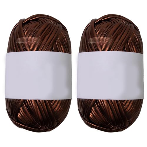 Metallic T Shirt Garn 100 G/Rollgewabelstrickgarn Zum Stricken Von Häkelkorbbags Home Dekoration 87.48yard Total Waving Kabel Metallic T Shirt Garn 100 G/Rollgewabelstrickgarn Zum Stricken Von Häkelkorbbags Home Dekoration 87.48yard Total Waving Kabel von omiinitio