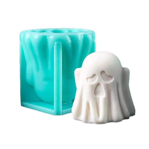 Specter Silikonformen Für Epoxidharz Kerzenseife Halloween Themen Fondant Silikonform Schokoladenform Zum Backen Von Silikonformen Für Kerzenherstellung von omiinitio