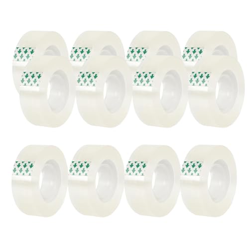 omiinitio 12Rolls Transparenzband Nachfüllungen Klarer Klebebandspender Nachfüllrollen Hochglänzende Geschenkbänder Für Büroschule Und Zuhause omiinitio 12Rolls Transparenzband Nachfüllungen Klarer Klebebandspender Nachfüllrollen Hochglänzende Geschenkbänder Für Büroschule Und Zuhause von omiinitio
