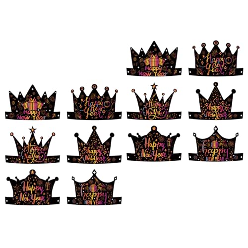 omiinitio 12pieces Frohes Neujahrspartyhut Farbige Papierhut Neujahrsfeier Für Familien Und Freundesfestivalfeierlichkeiten omiinitio 12pieces Frohes Neujahrspartyhut Farbige Papierhut Neujahrsfeier Für Familien Und Freundesfestivalfeierlichkeiten von omiinitio