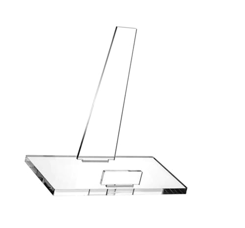 omiinitio Acryl Staffelei Ständer Klares Bildhalter Rack Zum Anzeigen Von Fotos Und Büchern Home Office Oder Galerie Desktop Dekoration von omiinitio