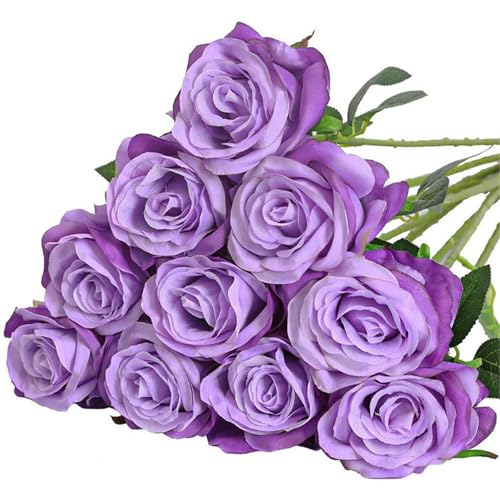 omiinitio Künstliche Seide Rose 10pcs Realistische Für Hochzeitsdekoration Valentinstag Jubiläum Display Arrangement Künstliche Hochzeitsstrauß omiinitio Künstliche Seide Rose 10pcs Realistische Für Hochzeitsdekoration Valentinstag Jubiläum Display Arrangement Künstliche Hochzeitsstrauß von omiinitio