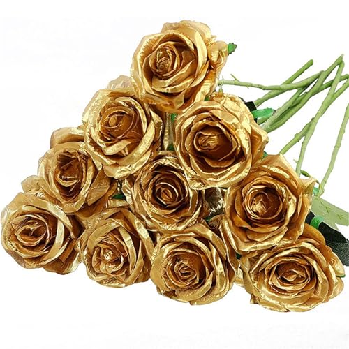 omiinitio Künstliche Seide Rose 10pcs Realistische Für Hochzeitsdekoration Valentinstag Jubiläum Display Arrangement Künstliche Hochzeitsstrauß omiinitio Künstliche Seide Rose 10pcs Realistische Für Hochzeitsdekoration Valentinstag Jubiläum Display Arrangement Künstliche Hochzeitsstrauß von omiinitio