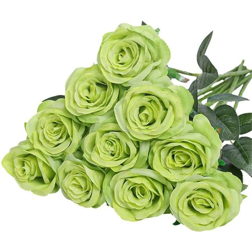 omiinitio Künstliche Seide Rose 10pcs Realistische Für Hochzeitsdekoration Valentinstag Jubiläum Display Arrangement Künstliche Hochzeitsstrauß omiinitio Künstliche Seide Rose 10pcs Realistische Für Hochzeitsdekoration Valentinstag Jubiläum Display Arrangement Künstliche Hochzeitsstrauß von omiinitio