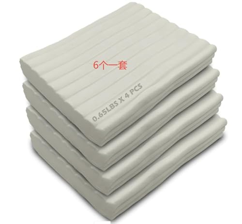 omolly 1,8 kg weiße, nicht trocknende Modelliermasse, nicht härtender, wiederverwendbarer Ton, kein Backen, professionelle Modelliermasse für Erwachsene, bunte DIY-Modelliermasse omolly 1,8 kg weiße, nicht trocknende Modelliermasse, nicht härtender, wiederverwendbarer Ton, kein Backen, professionelle Modelliermasse für Erwachsene, bunte DIY-Modelliermasse von omolly
