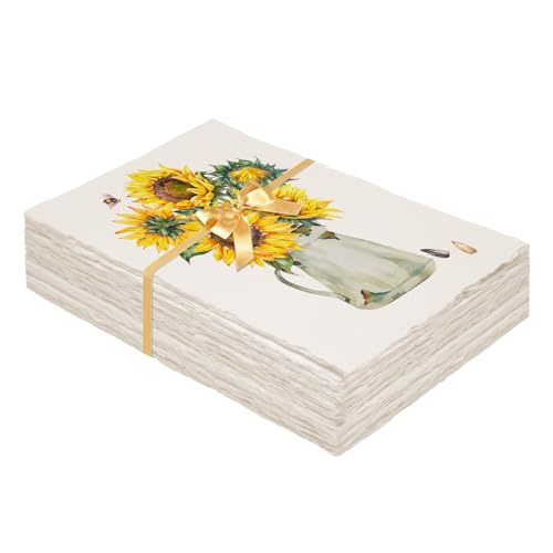 omolly Aquarellpapier, 300 g/m², handgefertigt, 10,2 x 15,2 cm, karierter Rand, weißes strukturiertes Papier, A6, farbige kaltstrukturierte Karte für Aquarellfarben, Hochzeitseinladungen, Basteln omolly Aquarellpapier, 300 g/m², handgefertigt, 10,2 x 15,2 cm, karierter Rand, weißes strukturiertes Papier, A6, farbige kaltstrukturierte Karte für Aquarellfarben, Hochzeitseinladungen, Basteln von omolly