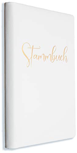 Stammbuch weiß gold Cuore Stammbuch der Familie Hochzeit incl. Einleger von online-stammbuch