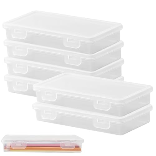 oooaooo 6Pcs Aufbewahrungsbox Durchsichtig Büromaterial, Pinselbox Schule, Stapelbare Aufbewahrungsboxen, Geeignet für Schreibwaren Art Supply Kosmetika Werkzeugteile Craft, Stiftebox Kinder oooaooo 6Pcs Aufbewahrungsbox Durchsichtig Büromaterial, Pinselbox Schule, Stapelbare Aufbewahrungsboxen, Geeignet für Schreibwaren Art Supply Kosmetika Werkzeugteile Craft, Stiftebox Kinder von oooaooo