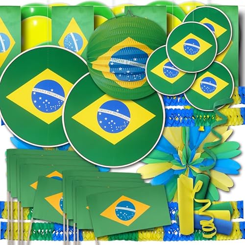 ordeno.eu Partyset Brasilien Dekoset groß von ordeno.eu Partyset