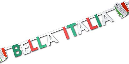 ordeno.eu Partyset Buchstabenketten Bella Italia für Italien Länderdekoration von ordeno.eu Partyset