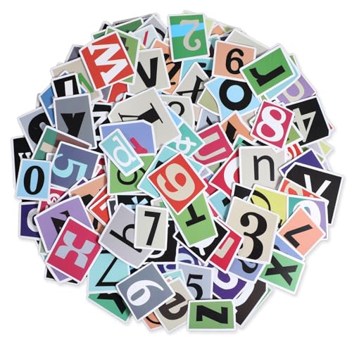Oruola 200 Stück Vinyl Scrapbook Stickers,Buchstaben Aufkleber,Selbstklebende Buchstaben,Letter Stickers,Buchstabe Aufkleber Retro für DIY, Laptop,Scrapbook,Koffer,Notebook,Art Crafts Oruola 200 Stück Vinyl Scrapbook Stickers,Buchstaben Aufkleber,Selbstklebende Buchstaben,Letter Stickers,Buchstabe Aufkleber Retro für DIY, Laptop,Scrapbook,Koffer,Notebook,Art Crafts von oruola