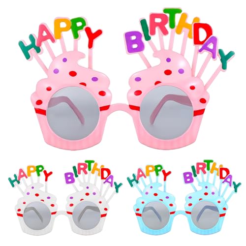 oruola 3 Stück Partybrille Geburtstag,PartyBrillen,Bunt Party Sonnenbrillen,Partybrillen Happy Birthday für Kinder und Erwachsene,Photo Booth Requisiten für Partys Geburtstag oruola 3 Stück Partybrille Geburtstag,PartyBrillen,Bunt Party Sonnenbrillen,Partybrillen Happy Birthday für Kinder und Erwachsene,Photo Booth Requisiten für Partys Geburtstag von oruola