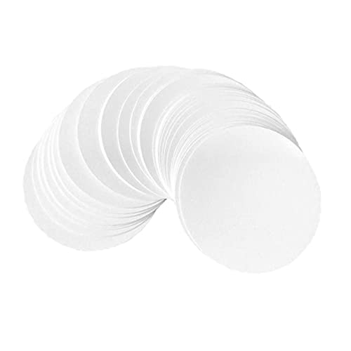 Oshhni 100pcs / 58 mm / 75 mm leeres Button-Abzeichen-Papier Machen Sie Ihre eigenen DIY-Ansteckknöpfe zum Herstellen von Abzeichen, 44mm von Oshhni