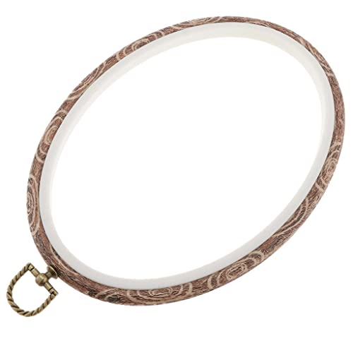 Oshhni Oval Stickrahmen Stickerei Embroidery Stitch Hoop Oval , 18x25cm von Oshhni