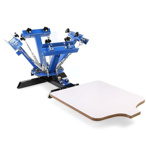 otmechl Siebdruckmaschine 45x55cm Silk Screen Printing Machine 4 Farbe 1 Station Siebdruckmaschine DIY Screen Press Printing Machine Siebdruck Set otmechl Siebdruckmaschine 45x55cm Silk Screen Printing Machine 4 Farbe 1 Station Siebdruckmaschine DIY Screen Press Printing Machine Siebdruck Set von otmechl
