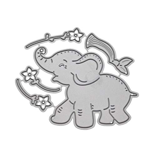 Elefant Metall Stanzformen Schablone Scrapbooking DIY Album Stempel Prägung Stanzformen Für Scrapbooking von oueyfer