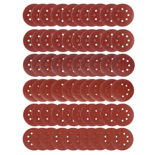 oumuik schleifpapier 60tlg. Rotundität Schleifblatt Set,Körnung 40/80/120/180, 9 Löcher, Klett, für Holz, Spachtelmasse, Farben und Lacken oumuik schleifpapier 60tlg. Rotundität Schleifblatt Set,Körnung 40/80/120/180, 9 Löcher, Klett, für Holz, Spachtelmasse, Farben und Lacken von oumuik