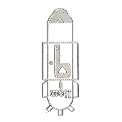 our fave 3D-Stereo-Briefkasten, Stanzformen, Metall, Stanzschablonen für Scrapbooking, Kartenherstellung, Dekoration von our fave