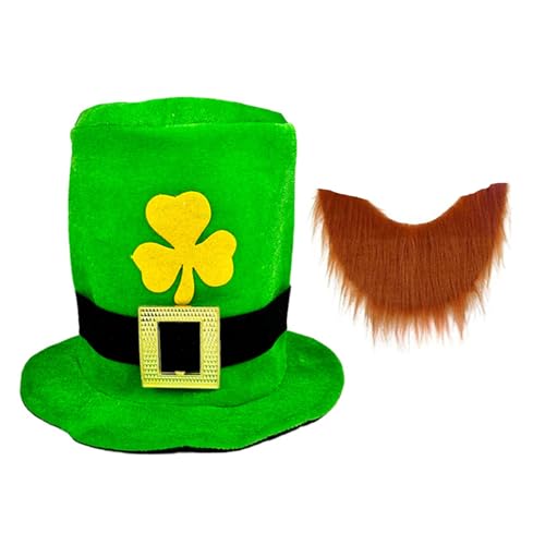 our fave Feiern Sie den Patricking-Tag in eleganten Stilen mit einem festlichen grünen Oberteil, Hut und Bart für jedes Alter, Party-Dekoration our fave Feiern Sie den Patricking-Tag in eleganten Stilen mit einem festlichen grünen Oberteil, Hut und Bart für jedes Alter, Party-Dekoration von our fave