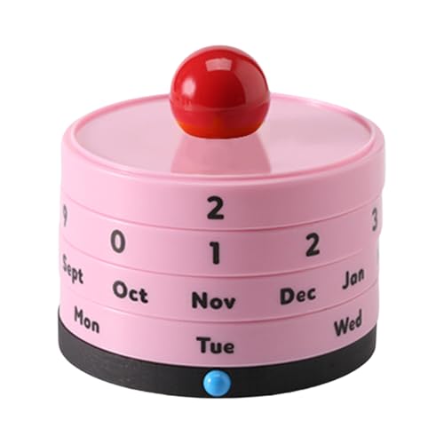 our fave Kreativer drehbarer ewiger Kalender, Ornament, Schreibtisch, Datum, Woche, Monat, einzigartiges Design, Heim-, Bürodekoration our fave Kreativer drehbarer ewiger Kalender, Ornament, Schreibtisch, Datum, Woche, Monat, einzigartiges Design, Heim-, Bürodekoration von our fave