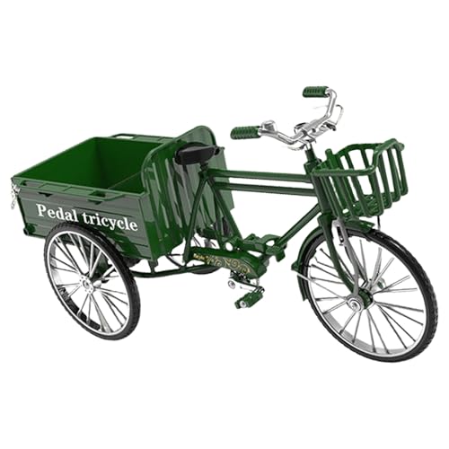 our fave Retro Metall Dreirad Truck Modell Nostalgisches Dreirad Spielzeug für Home Office Dekoration mit Tragefunktion von our fave