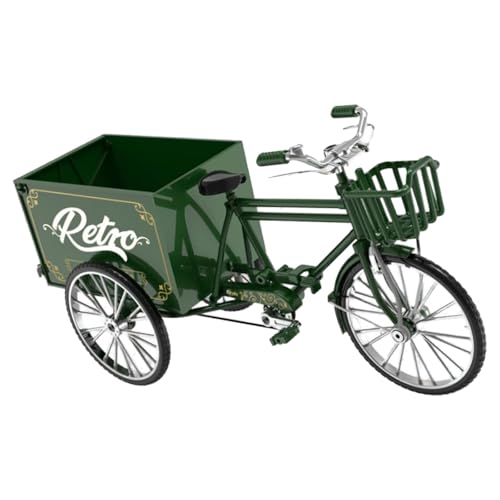 our fave Retro Metall Dreirad Truck Modell Nostalgisches Dreirad Spielzeug für Home Office Dekoration mit Tragefunktion von our fave