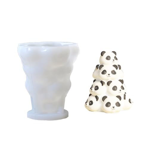 our fave Silikon-Kerzenformen in Katzen-Panda-Form für Kerzen, Seife, Epoxidharz, Fondant, Silikonformen zum Kuchenbacken von our fave