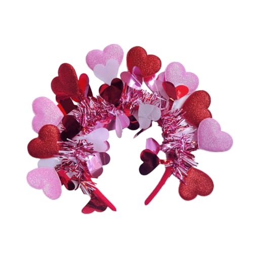 our fave Valentinstag-Herz-Stirnband, bequem, Festival-Haarschmuck für Mädchen und Frauen, dekorative Foto-Requisiten our fave Valentinstag-Herz-Stirnband, bequem, Festival-Haarschmuck für Mädchen und Frauen, dekorative Foto-Requisiten von our fave