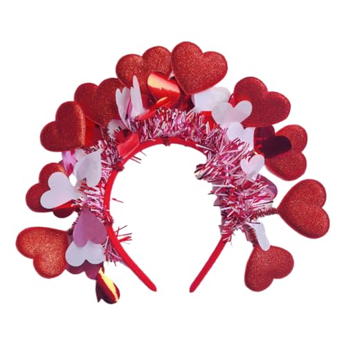 our fave Valentinstag-Herz-Stirnband, bequem, Festival-Haarschmuck für Mädchen und Frauen, dekorative Foto-Requisiten our fave Valentinstag-Herz-Stirnband, bequem, Festival-Haarschmuck für Mädchen und Frauen, dekorative Foto-Requisiten von our fave
