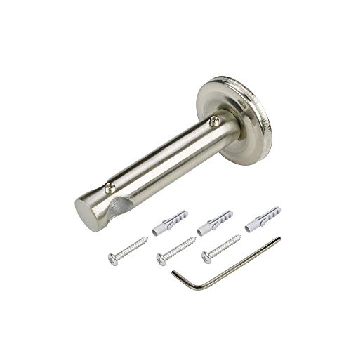 Ourdeco Träger für Gardinenstangen einläufig Madrid mit ø 12 mm edelstahl optik Ourdeco Träger für Gardinenstangen einläufig Madrid mit ø 12 mm edelstahl optik von ourdeco