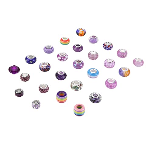 Big Hole Perlen exquisite gemischte Stile DIY Accessoires Schmuckhandwerk 27pcs (Stil c) von outdoorm