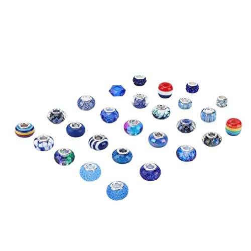 Big Hole Perlen exquisite gemischte Stile DIY Accessoires Schmuckhandwerk 27pcs (Typ e) von outdoorm