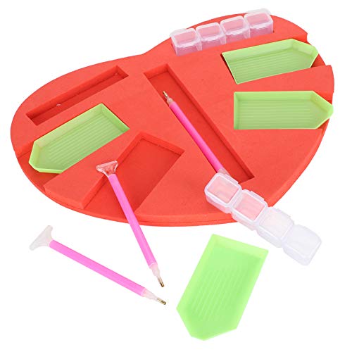 Diamond Painting Tools Kit Kreative Herzgeschäftsschale Lager Rack DIY liefert rote Grün 10pcs von outdoorm