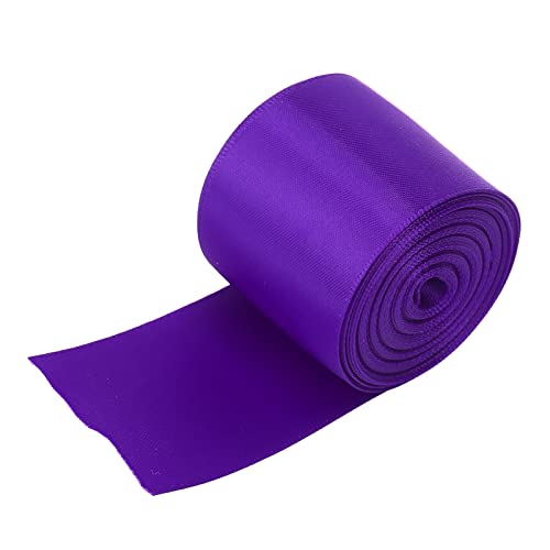 Farb Satinband DIY Doppelgesichtsband Bastelhandwerk Geschenkverpackung Hochzeitsfeier Dekor Kit Kit (Lila) von outdoorm
