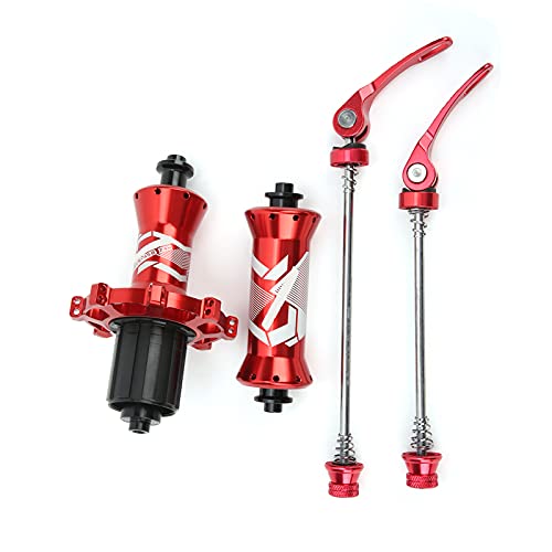 R9000 Straight Pull 24 Löcher Road Bicycle Hub für NBK vollständig versiegeltes Lagerfahrradwerkzeug (Rot) von outdoorm
