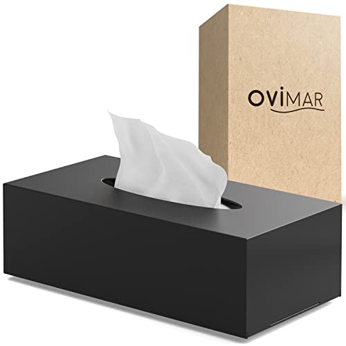 ovimar Kosmetiktücher Box Gronnoya | aus edlem Edelstahl | schwarz matt | Taschentuchspender, Papierhandtuchspender oder Kosmetiktuchspender für Bad, Küche oder Esstisch | optionale Wandbefestigung ovimar Kosmetiktücher Box Gronnoya | aus edlem Edelstahl | schwarz matt | Taschentuchspender, Papierhandtuchspender oder Kosmetiktuchspender für Bad, Küche oder Esstisch | optionale Wandbefestigung von ovimar