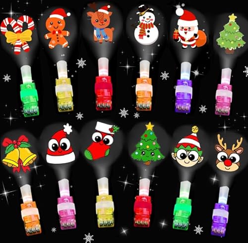Owlfun LED Fingerlampe Leuchtstab - 12 Stück Knicklichter Party Gadgets für Kinder - Weihnachtsgeschenke Kleinigkeiten Owlfun LED Fingerlampe Leuchtstab - 12 Stück Knicklichter Party Gadgets für Kinder - Weihnachtsgeschenke Kleinigkeiten von owlfun